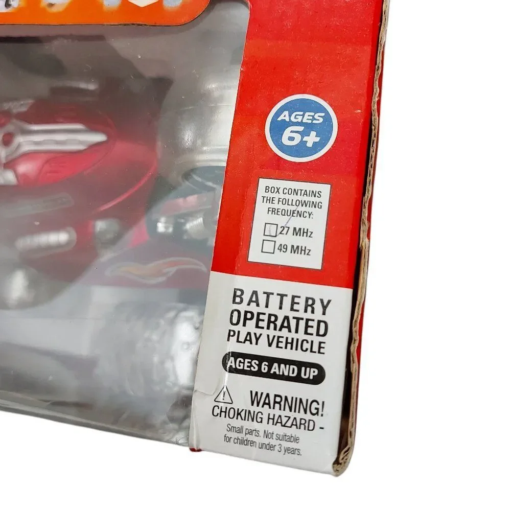 Thunder Tumbler Wireless Radio Control 360º Rally Car Led Lights Red